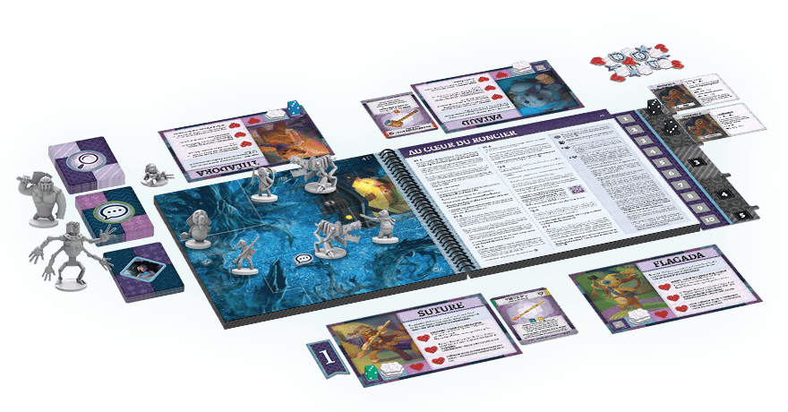 L'incroyable livre/plateau de jeu de Histoires de peluches