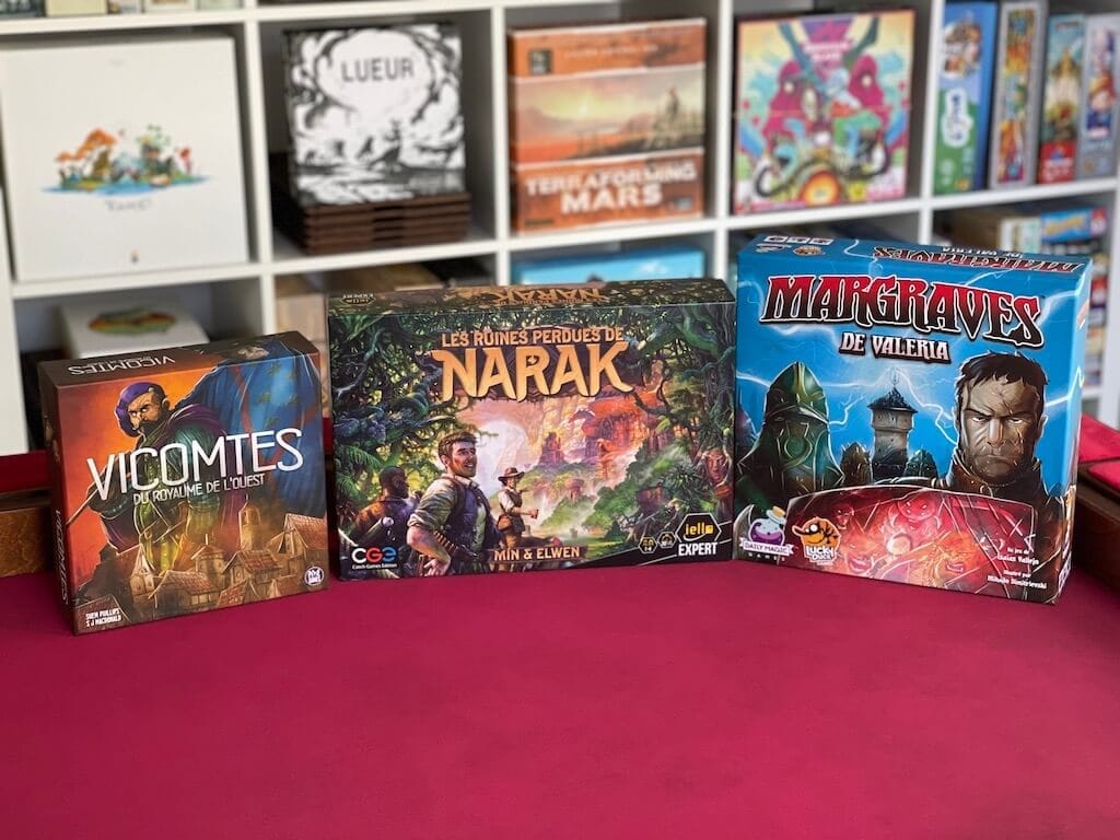 Deck building et Pose d’ouvriers (Narak, Margraves & Vicomtes)