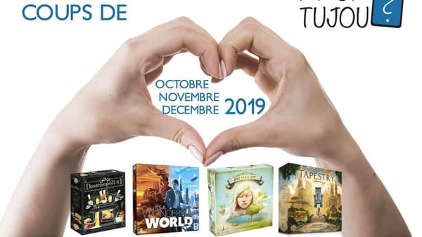 Nos coups de cœur de Octobre à Décembre 2019