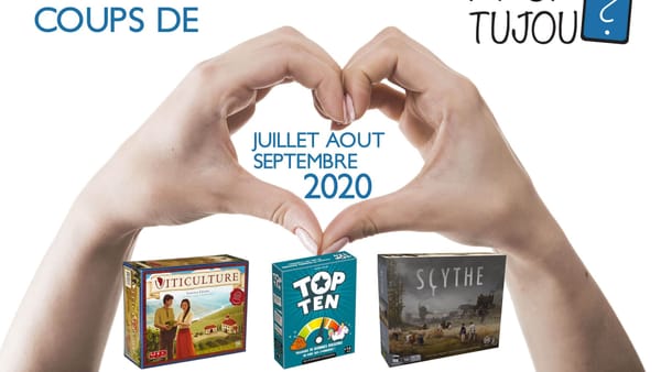 Nos coups de cœur de Juillet à Septembre 2020