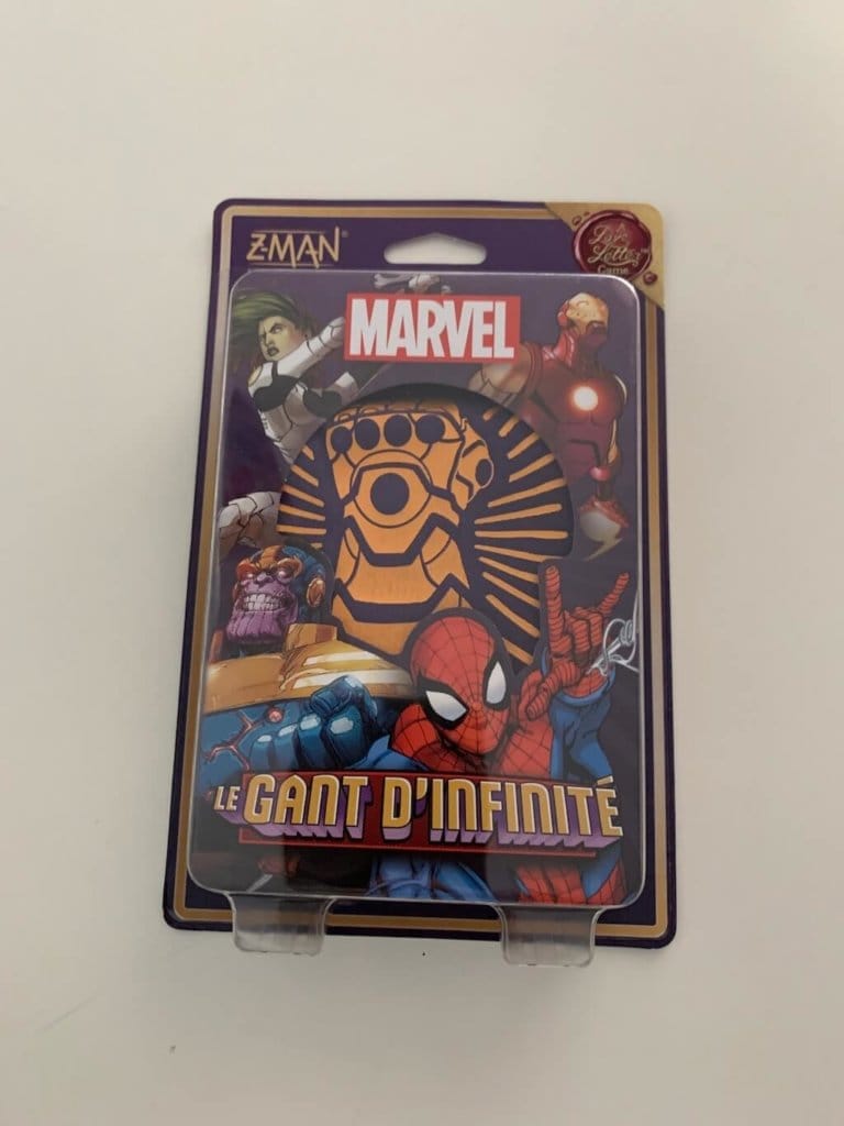 Le gant d’infinité : un jeu Love Letter (Marvel)