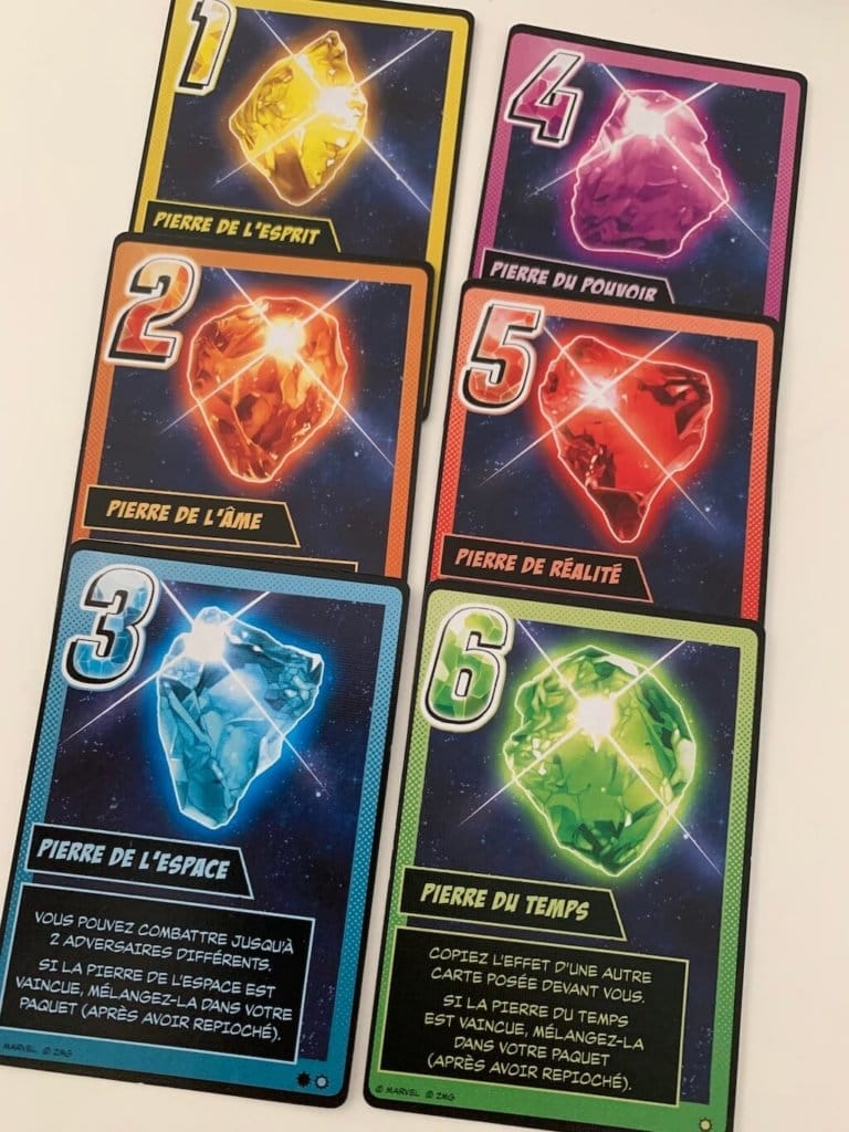 Le gant d’infinité : un jeu Love Letter (Marvel)