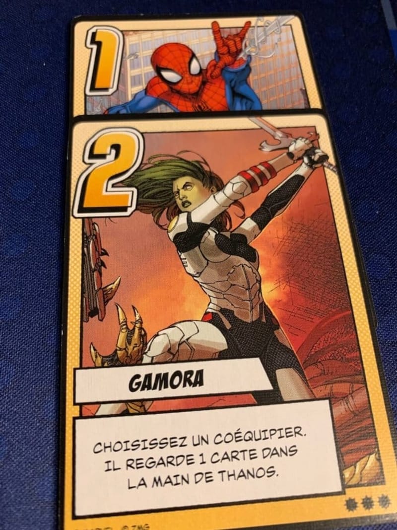 Le gant d’infinité : un jeu Love Letter (Marvel)