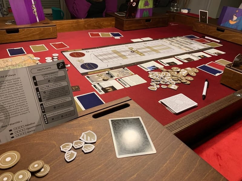 Rathskellers Sunnygeeks – la table de jeu de société modulaire