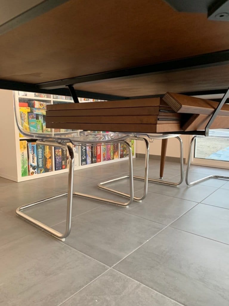 Rathskellers Sunnygeeks – la table de jeu de société modulaire