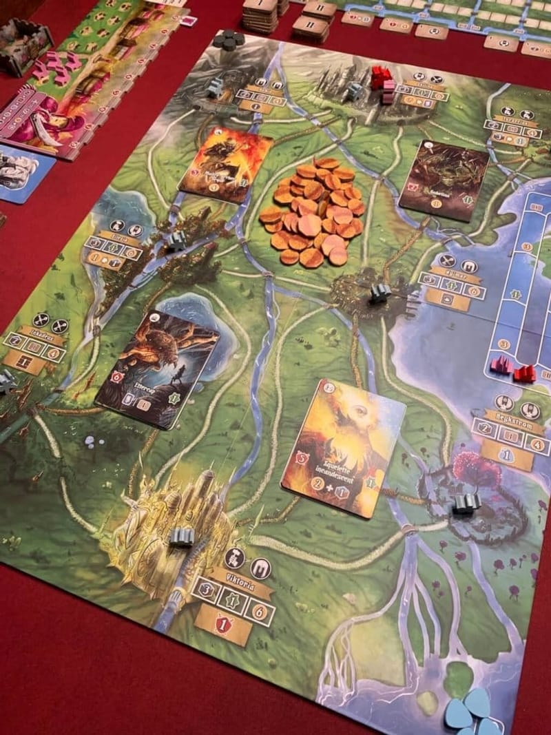 Deck building et Pose d’ouvriers (Narak, Margraves & Vicomtes)