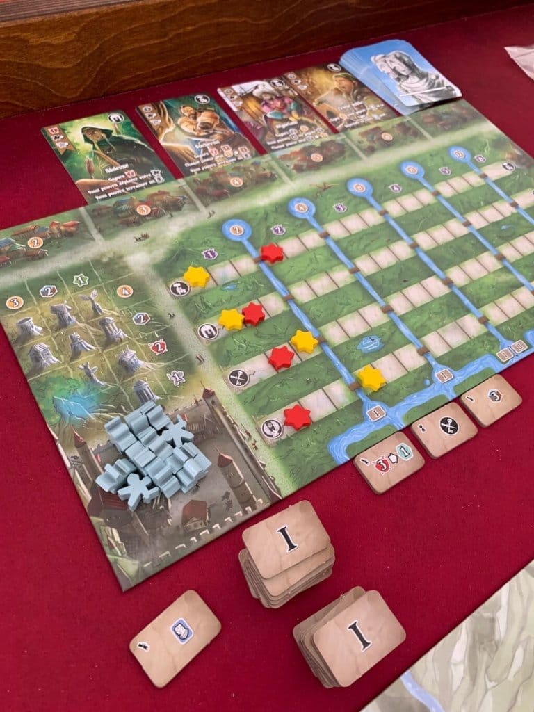 Deck building et Pose d’ouvriers (Narak, Margraves & Vicomtes)