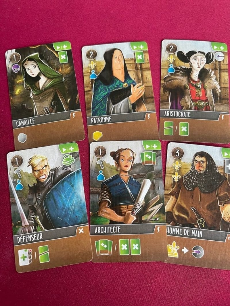 Deck building et Pose d’ouvriers (Narak, Margraves & Vicomtes)