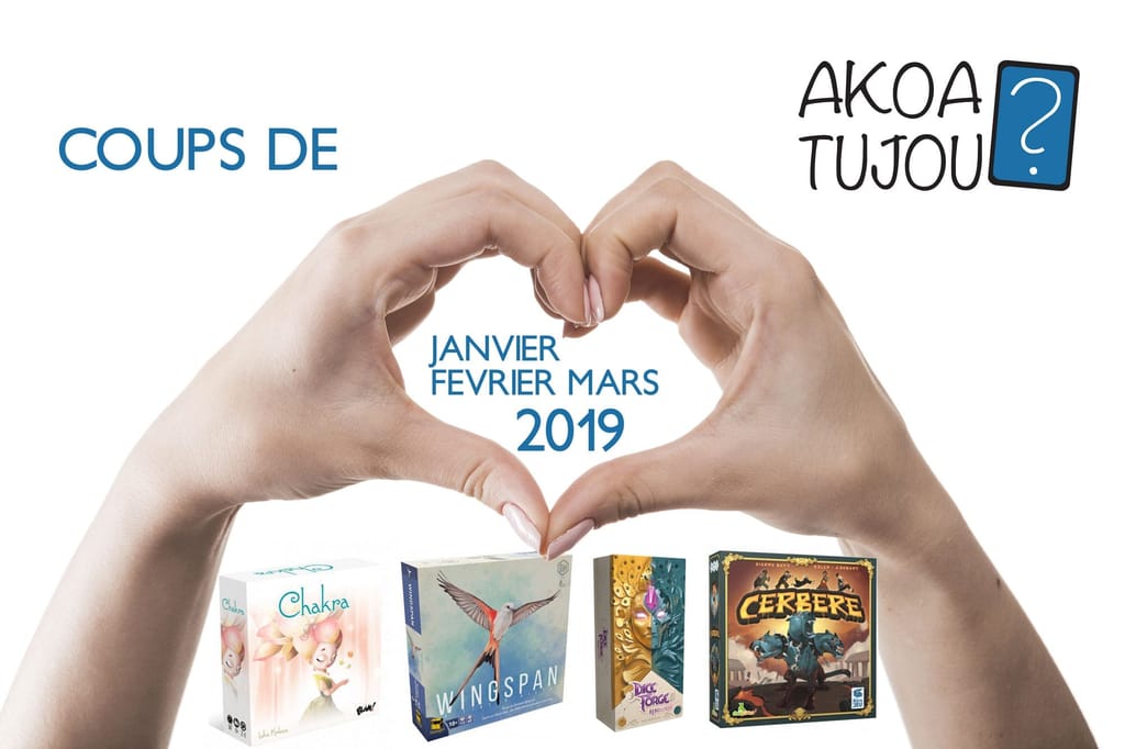Nos coups de cœur de Janvier à Mars 2019