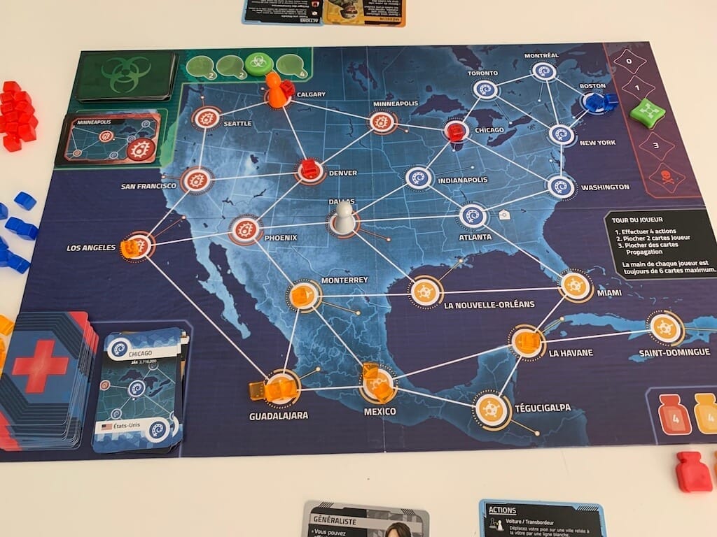 Pandemic Zone Rouge : Amérique du nord