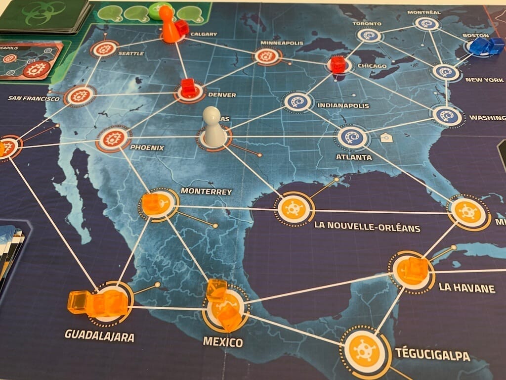 Pandemic Zone Rouge : Amérique du nord
