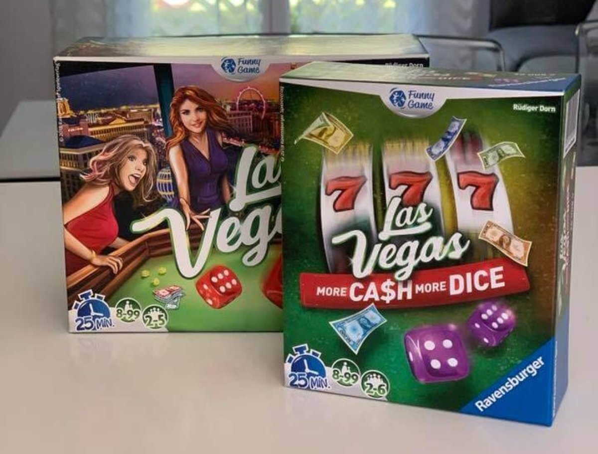 More cash more dice - extension Las Vegas - Avis express jeu de société -  Akoa Tujou