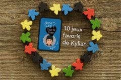 Les 10 jeux de société favoris de Kylian