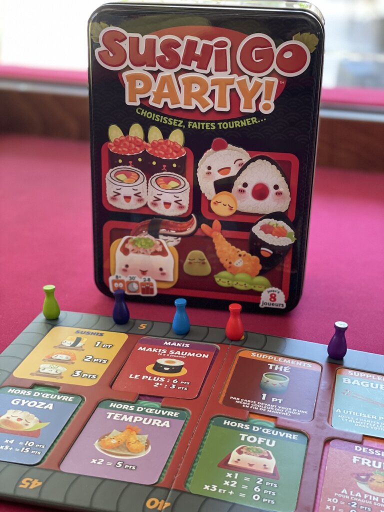 Sushi Go Party - Test jeu de société - Akoa Tujou