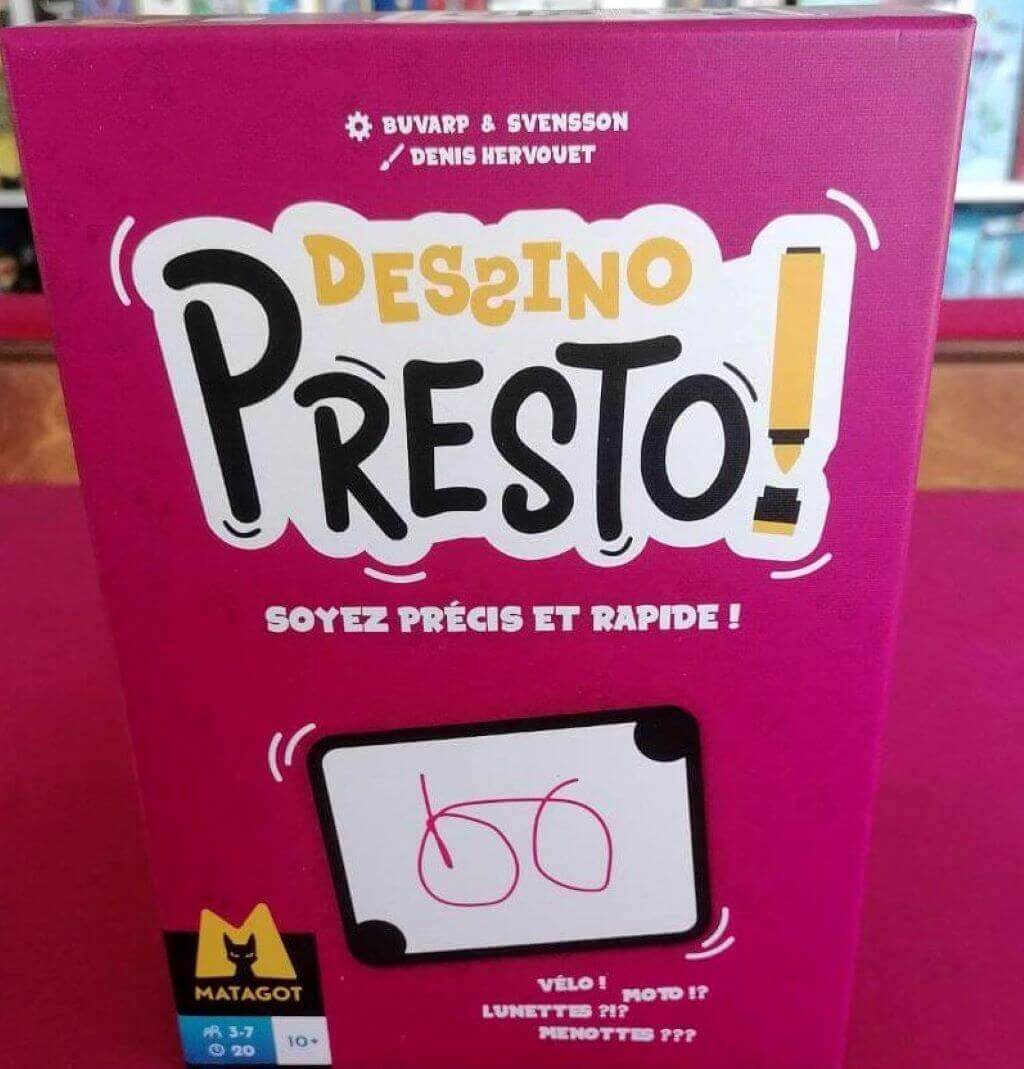 😎 Thomas de Matagot vous présente Dessino Presto, un nouveau jeu  d'ambiance qui complètera toutes vos soirées ! 🏃 Foncez en boutique pour  vous le, By Asmodee France