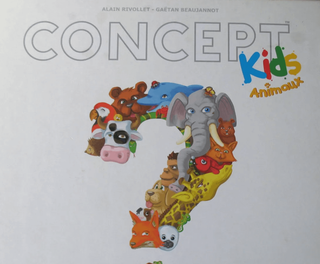 Concept Kids Animaux: une version coopérative du jeu Concept dès 4 ans